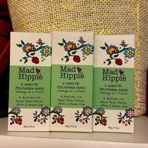 Mad Hippie 2 minute polishing mask x 3.   Brand new never opened.